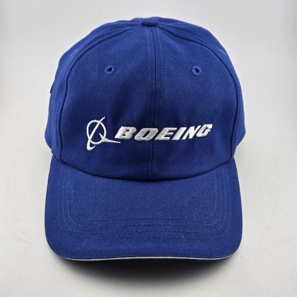 Boeing Other - Boeing Logo Baseball Cap Hat Blue Embroidered Adjustable Strapback Cotton